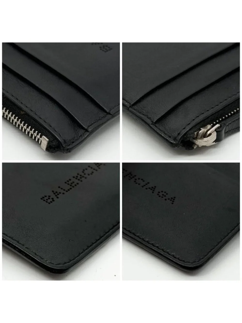 Balenciaga Fragment Case Perforated Everyday Coin Purse